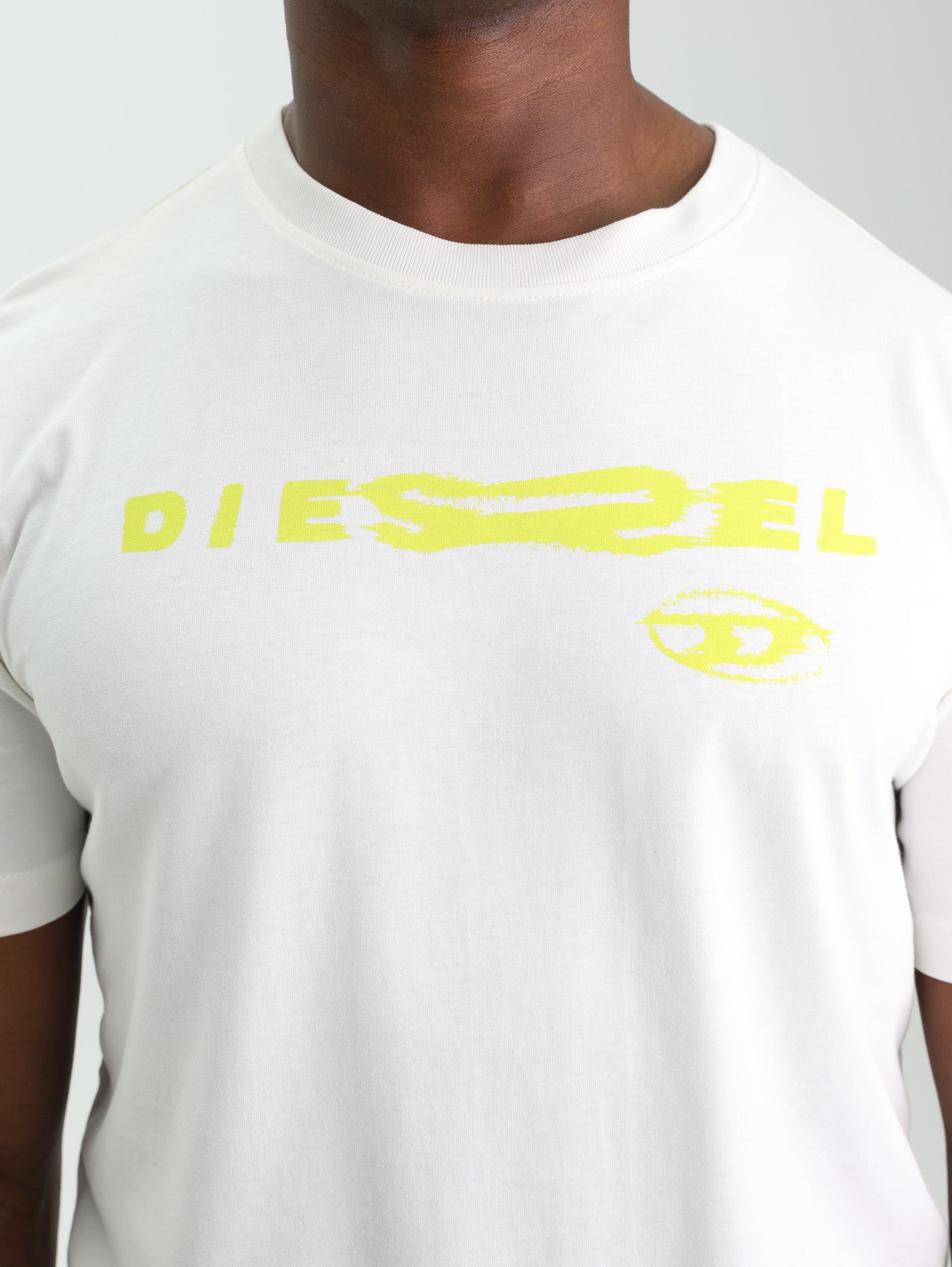 Diesel T-Shirt T-Just Chest Logo White